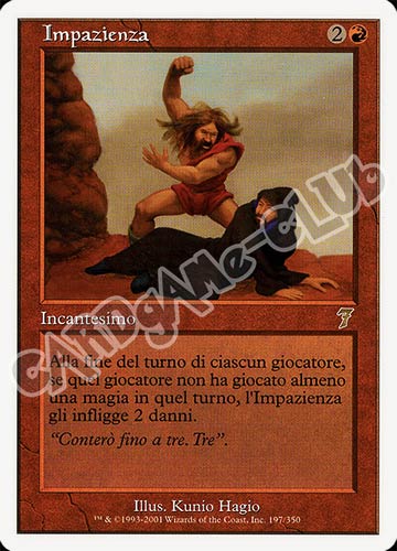 197 / 350 Impazienza rara (IT) -NEAR MINT-