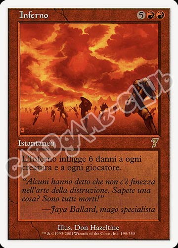 198 / 350 Inferno rara (IT) -NEAR MINT-
