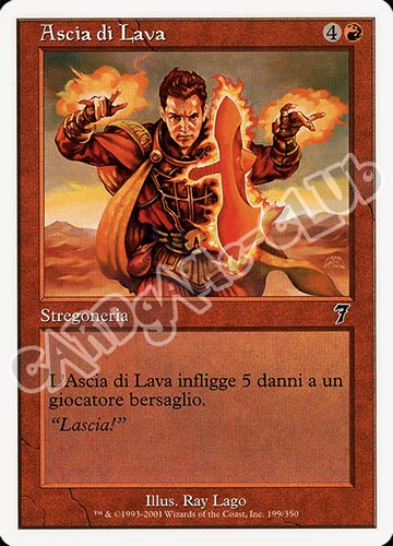 199 / 350 Ascia di Lava comune (IT) -NEAR MINT-