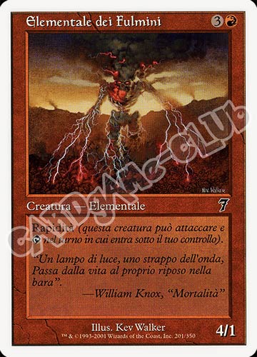 201 / 350 Elementale dei Fulmini comune (IT) -NEAR MINT-