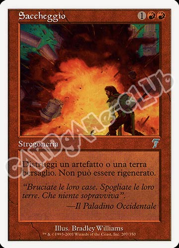 207 / 350 Saccheggio non comune (IT) -NEAR MINT-