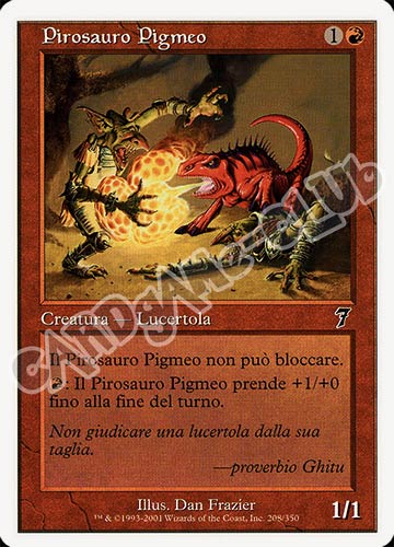 208 / 350 Pirosauro Pigmeo comune (IT) -NEAR MINT-