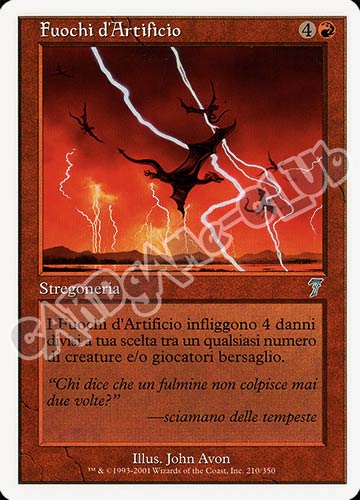 210 / 350 Fuochi d'Artificio non comune (IT) -NEAR MINT-