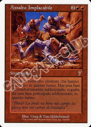 214 / 350 Assalto Implacabile rara (IT) -NEAR MINT-