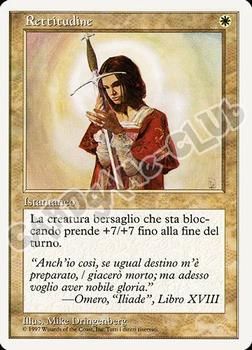 Rettitudine rara (IT) -NEAR MINT-