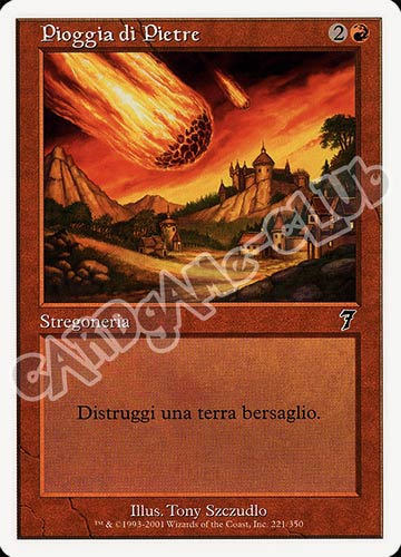 221 / 350 Pioggia di Pietre comune (IT) -NEAR MINT-