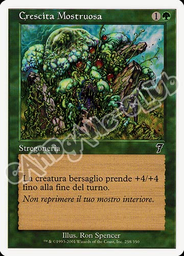 258 / 350 Crescita Mostruosa comune (IT) -NEAR MINT-