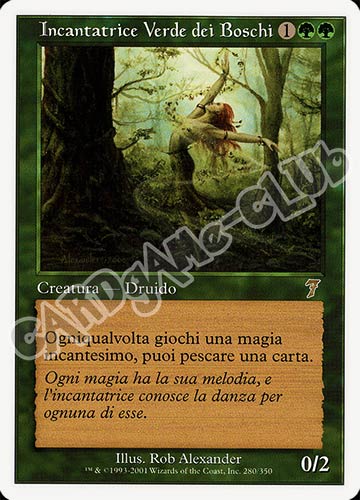 280 / 350 Incantatrice Verde dei Boschi rara (IT) -NEAR MINT-