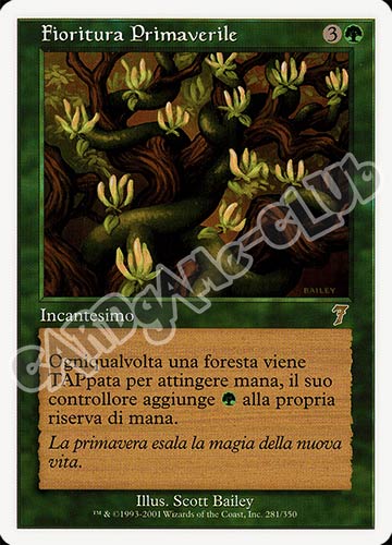 281 / 350 Fioritura Primaverile rara (IT) -NEAR MINT-