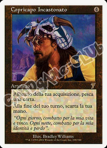 298 / 350 Copricapo Incastonato rara (IT) -NEAR MINT-