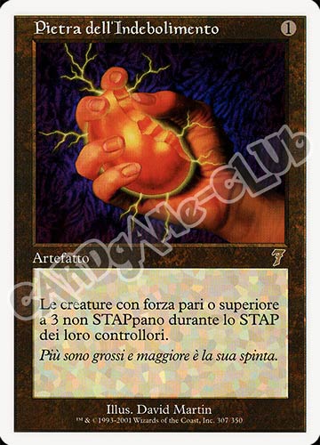 307 / 350 Pietra dell'Indebolimento rara (IT) -NEAR MINT-