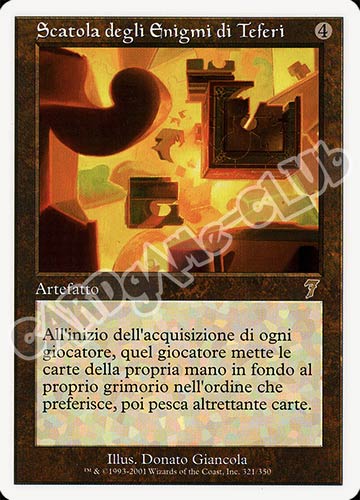 321 / 350 Scatola degli Enigmi di Teferi rara (IT) -NEAR MINT-
