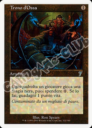 322 / 350 Trono d'Ossa non comune (IT) -NEAR MINT-