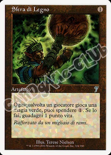 324 / 350 Sfera di Legno non comune (IT) -NEAR MINT-