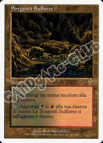345 / 350 Sorgenti Sulfuree rara (IT) -NEAR MINT-