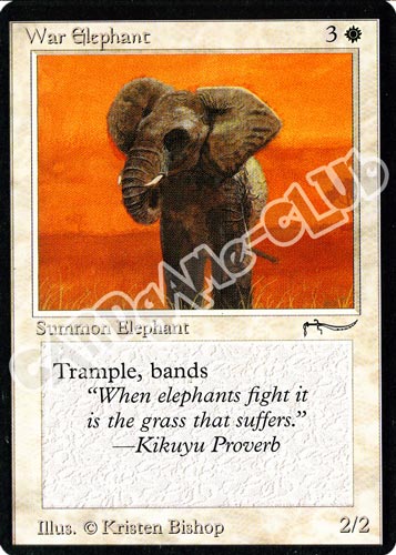 War Elephant (Mana Bianca) comune (EN)