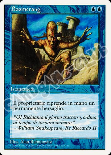 Boomerang comune (IT) -NEAR MINT-