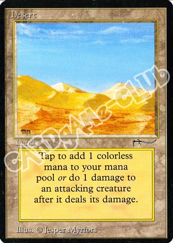 Desert comune (EN) -NEAR MINT-