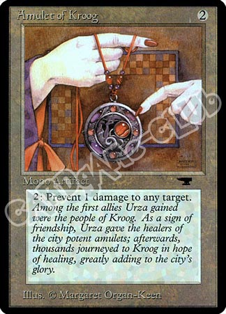 Amulet of Kroog comune (EN) -NEAR MINT-
