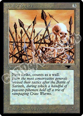 Wall of Spears non comune (EN) -NEAR MINT-