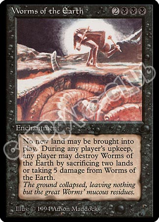 Worms of the Earth rara (EN) -NEAR MINT-