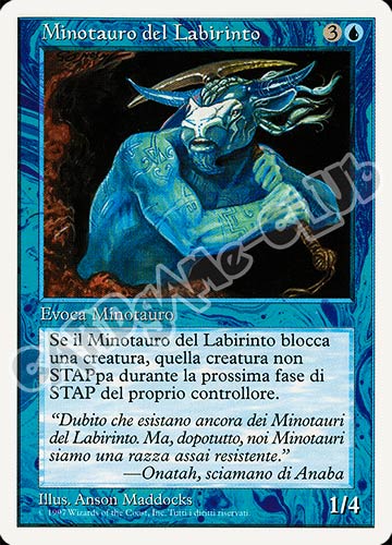 Minotauro del Labirinto comune (IT) -NEAR MINT-