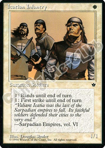 Icatian Infantry comune (EN) -NEAR MINT-