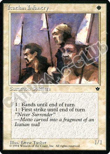 Icatian Infantry comune (EN) -NEAR MINT-