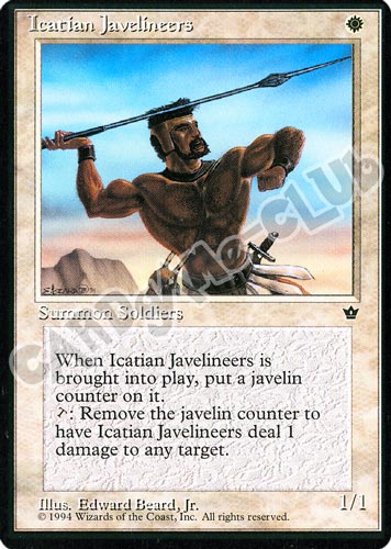 Icatian Javelineers comune (EN) -NEAR MINT-