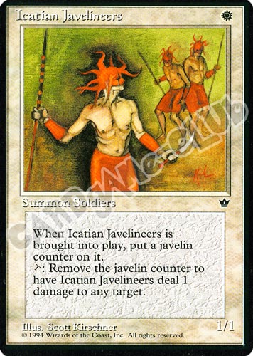 Icatian Javelineers comune (EN) -NEAR MINT-