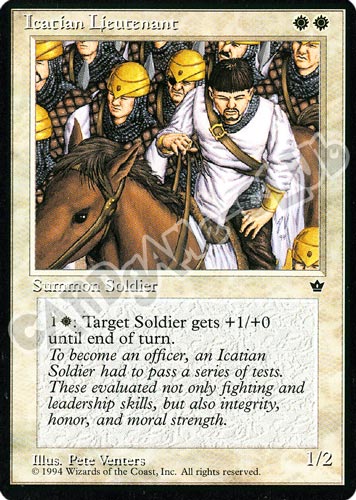 Icatian Lieutenant rara (EN) -NEAR MINT-