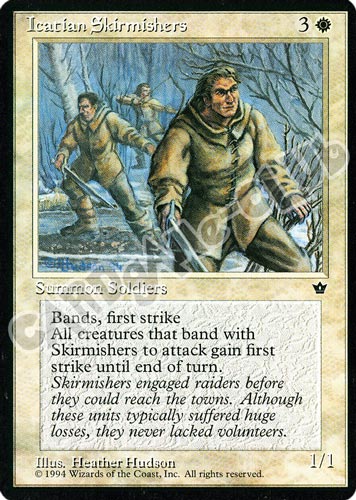 Icatian Skirmishers rara (EN) -NEAR MINT-
