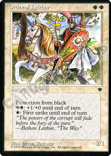 Order of Leitbur comune (EN) -NEAR MINT-