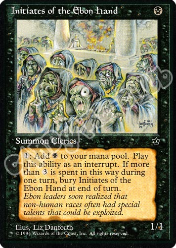 Intiates of the Ebon Hand comune (EN) -NEAR MINT-
