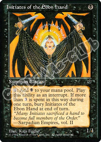 Intiates of the Ebon Hand comune (EN) -NEAR MINT-