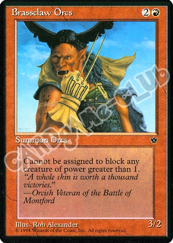 Brassclaw Orcs comune (EN) -NEAR MINT-