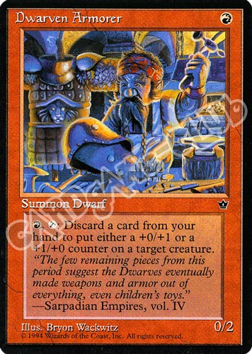 Dwarven Armorer rara (EN) -NEAR MINT-