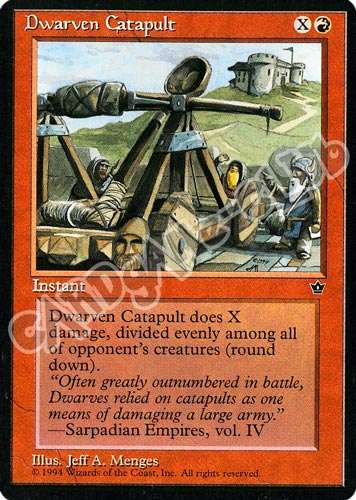 Dwarven Catapult non comune (EN) -NEAR MINT-