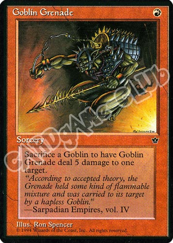 Goblin Grenade comune (EN) -NEAR MINT-