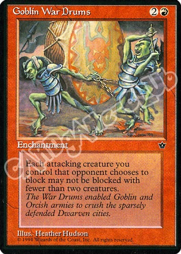 Goblin War Drums comune (EN) -NEAR MINT-