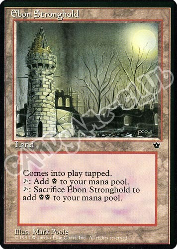 Ebon Stronghold non comune (EN) -NEAR MINT-
