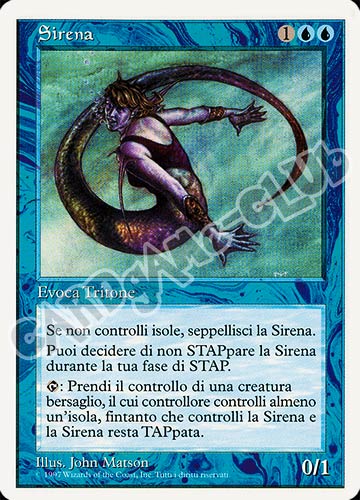 Sirena non comune (IT) -NEAR MINT-