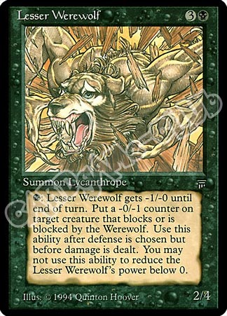 Lesser Werewolf non comune (EN) -NEAR MINT-
