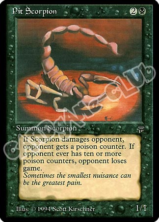 Pit Scorpion comune (EN) -NEAR MINT-