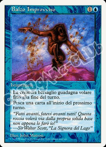 Balzo Improvviso comune (IT) -NEAR MINT-
