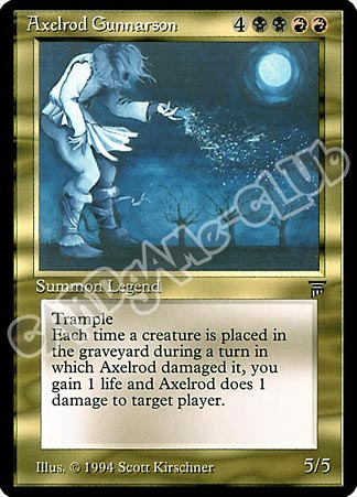 Axelrod Gunnarson rara (EN) -NEAR MINT-