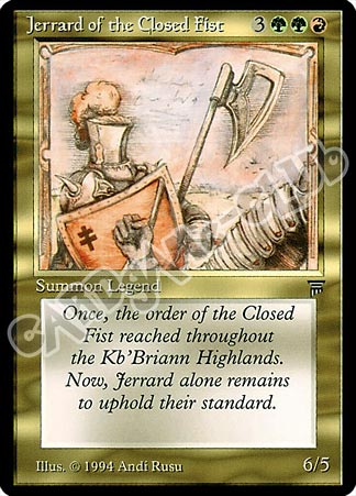 Jerrard of the Closed Fist non comune (EN) -NEAR MINT-