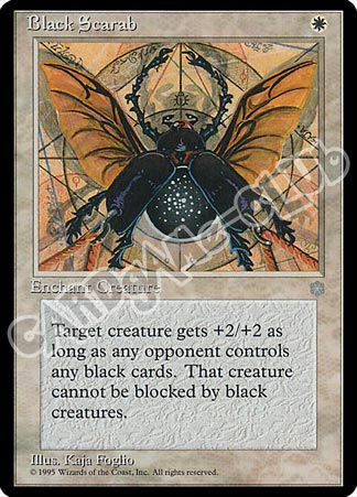Black Scarab non comune (EN) -NEAR MINT-