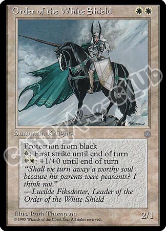 Order of the White Shield non comune (EN) -NEAR MINT-
