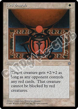 Red Scarab non comune (EN) -NEAR MINT-